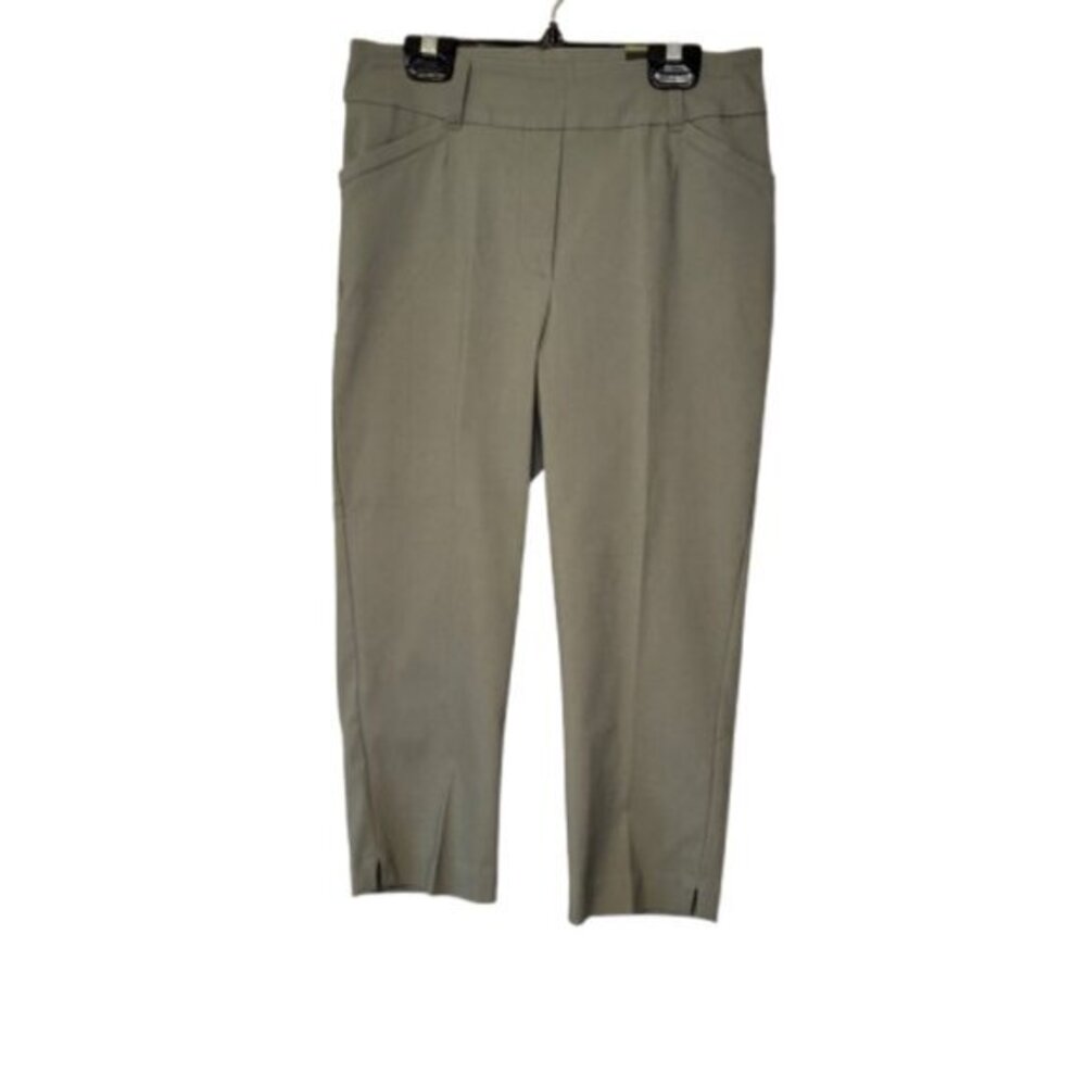 NWT Reitmans The Iconic Olive Capri Pants Size 4P